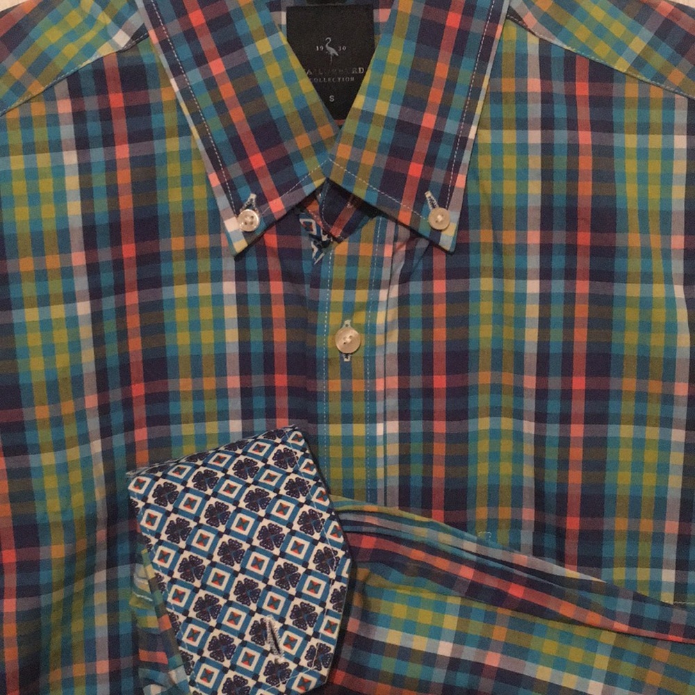 Men’s TailorByrd Plaid Button Front Shirt